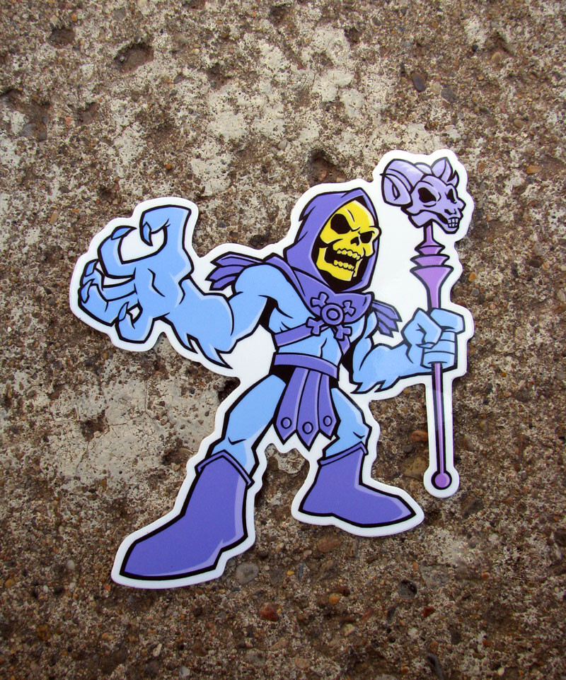 Skeletor Vinyl Sticker MOTU Masters of the Universe Laptop Car Decal Classic 80s