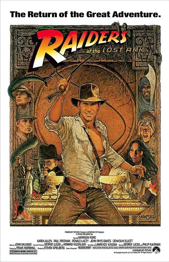 Indiana Jones Wall Vinyl Decal Poster Graphic Print Removable Adhesive Backing
