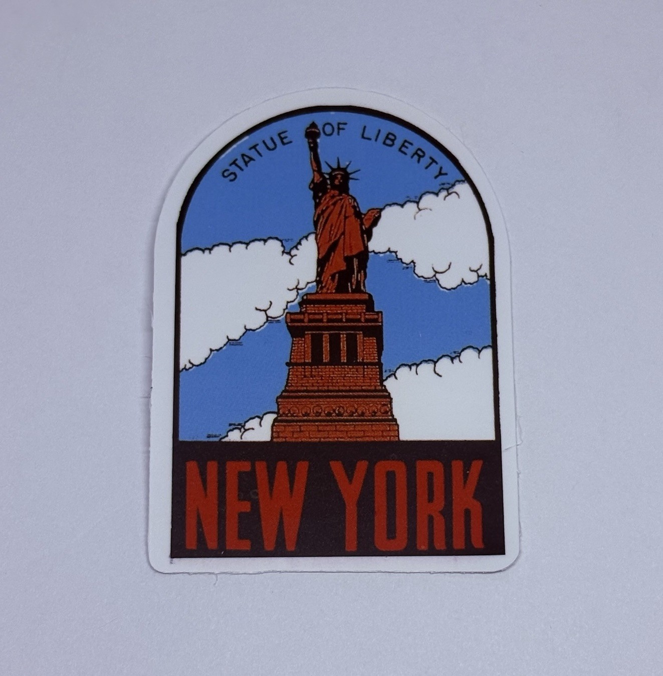 Statue Of Liberty NYC Sticker Travel Art Decal Vinyl Country Souvenir Matte Tc6