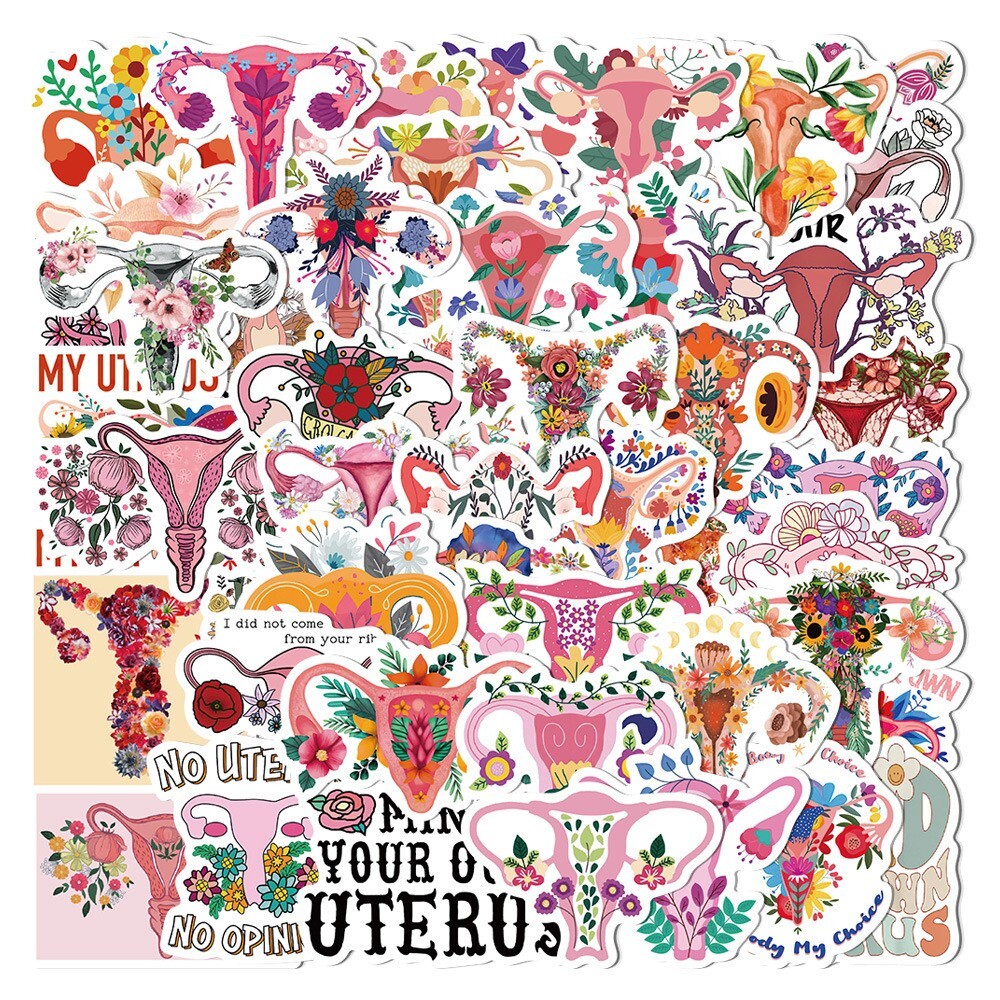 50pcs Feminist Stickers, Pro Roe Abottion Women Right Pro Choice, 195