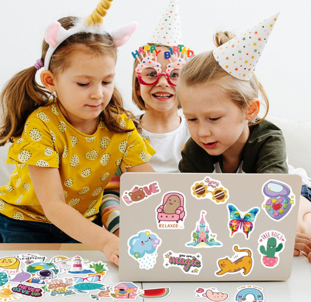 Wninbu 200 PCS Cute Stickers for Kids,Water Bottle Sticker Pack for Teens Girls