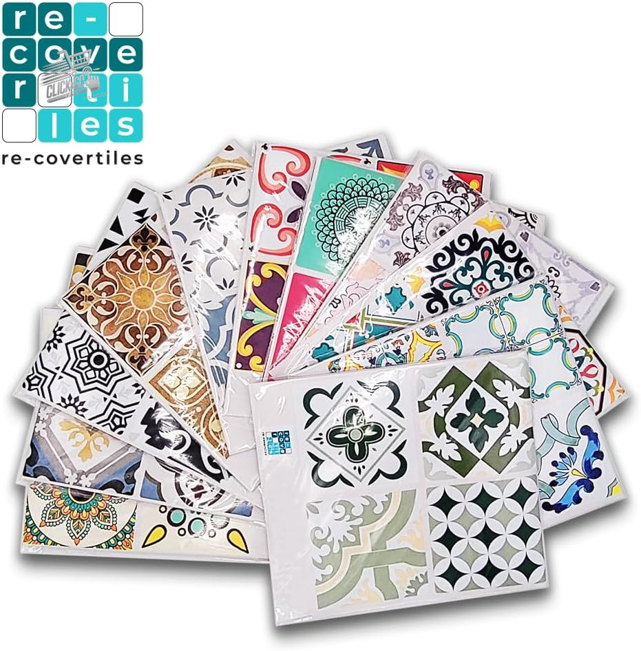 Stickers PVC tiles kitchen bathroom tiles wall stickers 24pcs 10x10cm
