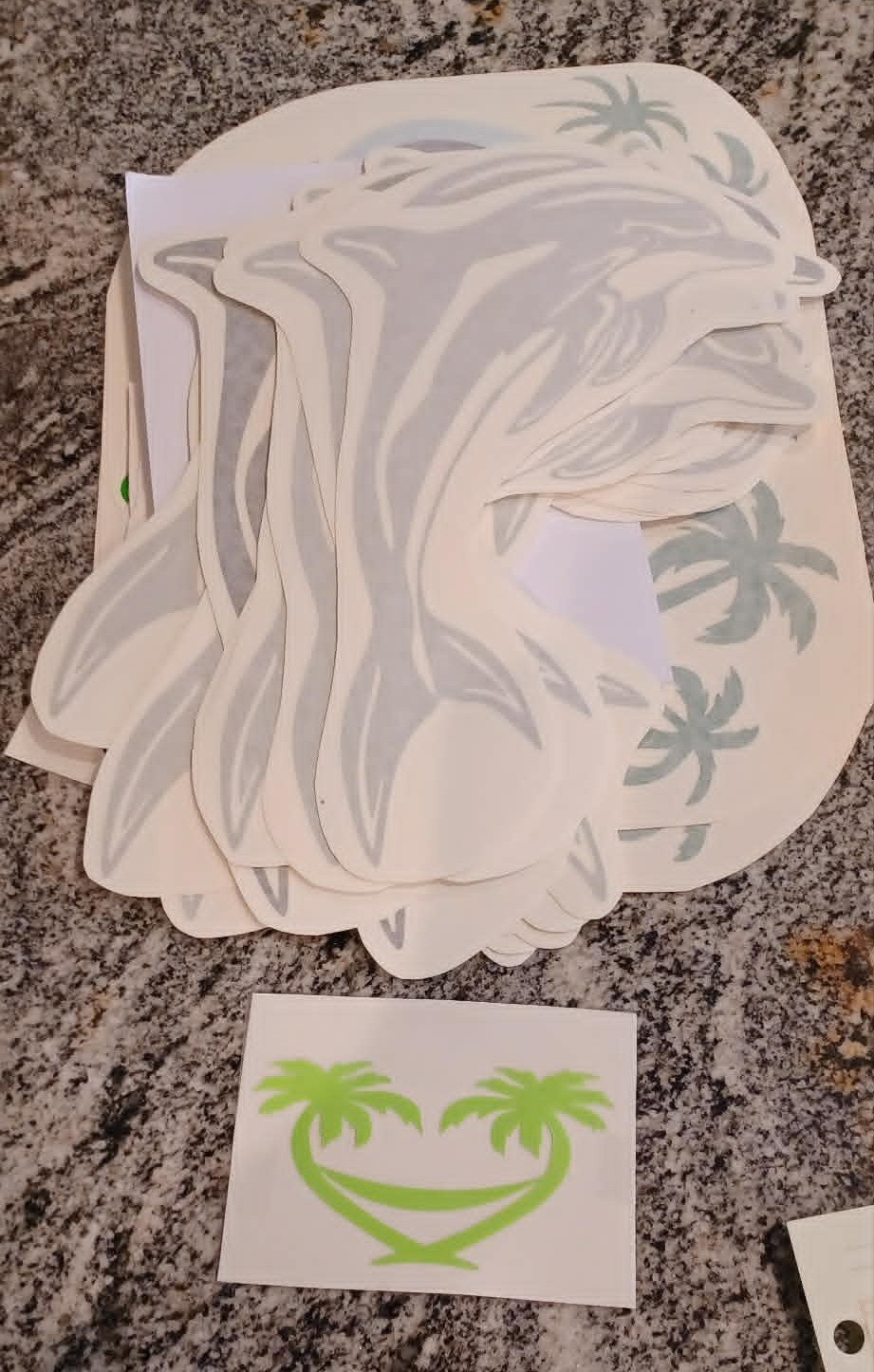 Vinyl Decals Assorted Mixed Lot Various Sizes and Themes 341 pieces
