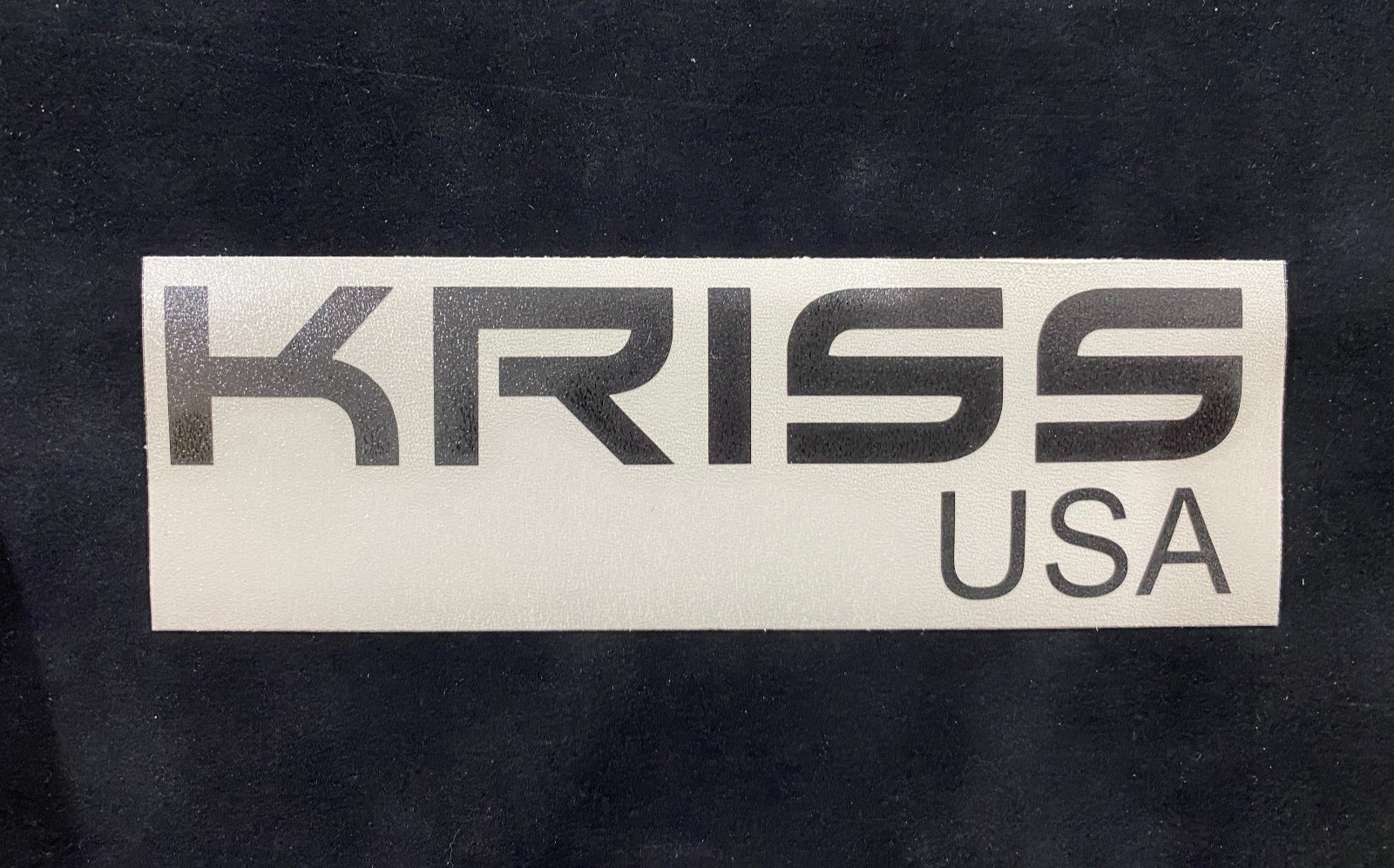 KRISS USA New/Unused 5.5" Transfer Sticker Ammo Case, Back Window
