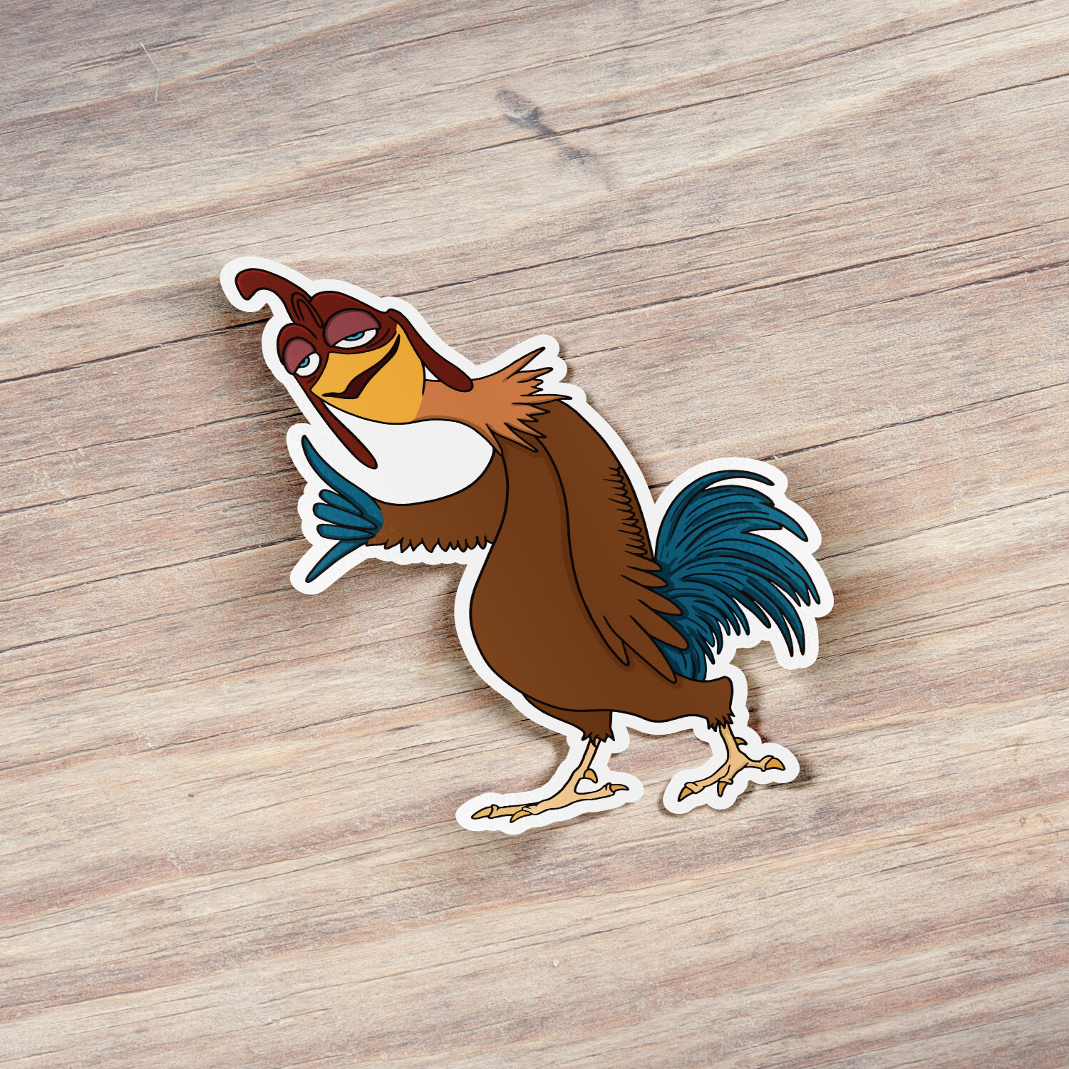 Chicken Joe Is A Vibe Car Bumper Vinyl Sticker Decal