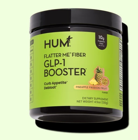 HUM Flatter Me Pineapple Passion Fruit Powder Bloating Relief Supplement 4.5oz