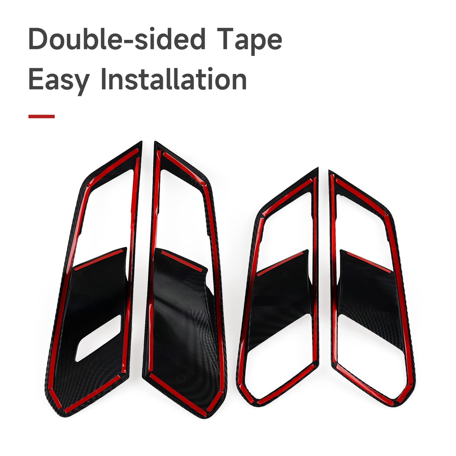Car Trim Door Bowl Stickers Carbon ABS Decal for BMW X5 G05 20192026