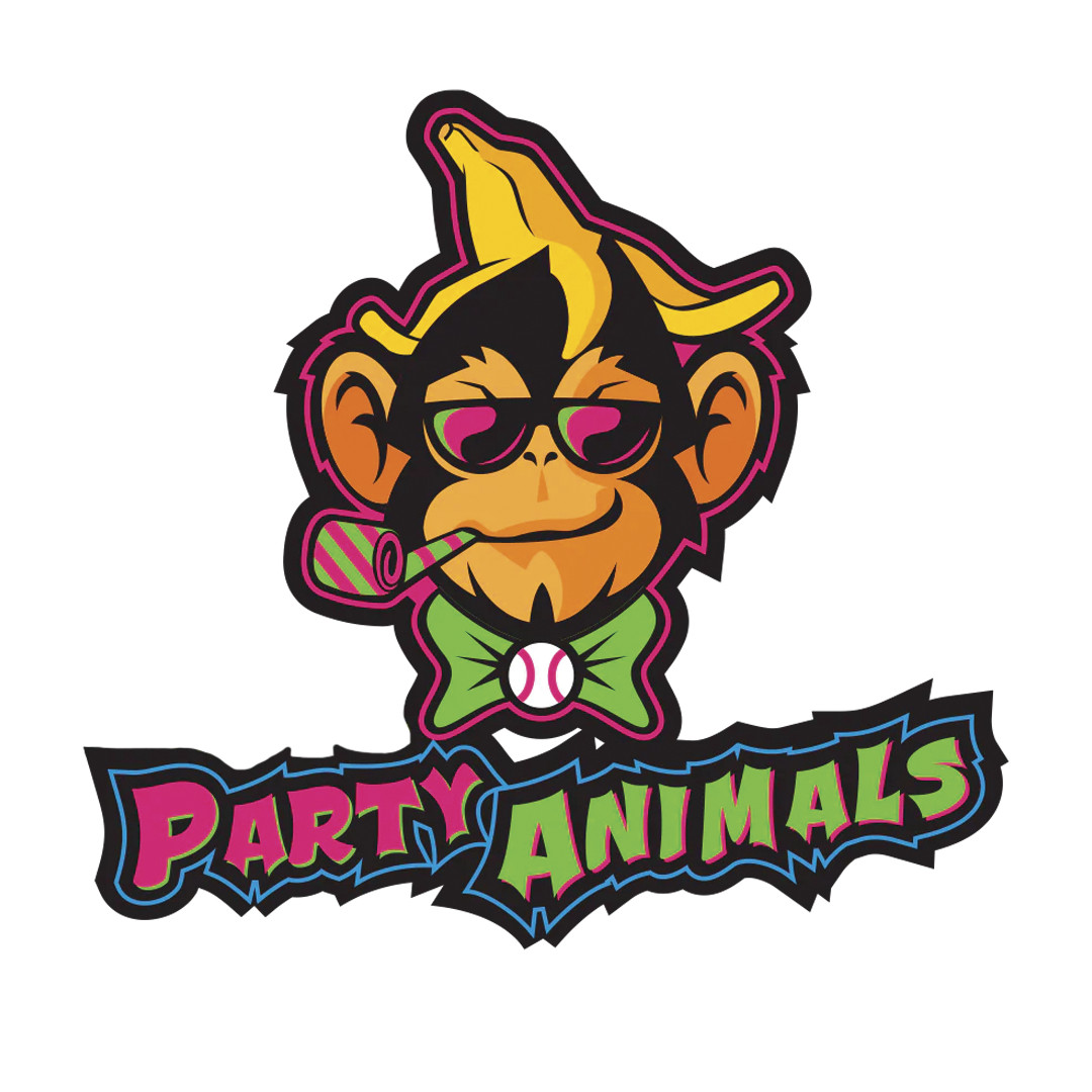 Party Animals 4" Decal / FREE SHIPPING / Buy 2 Get 1 FREE