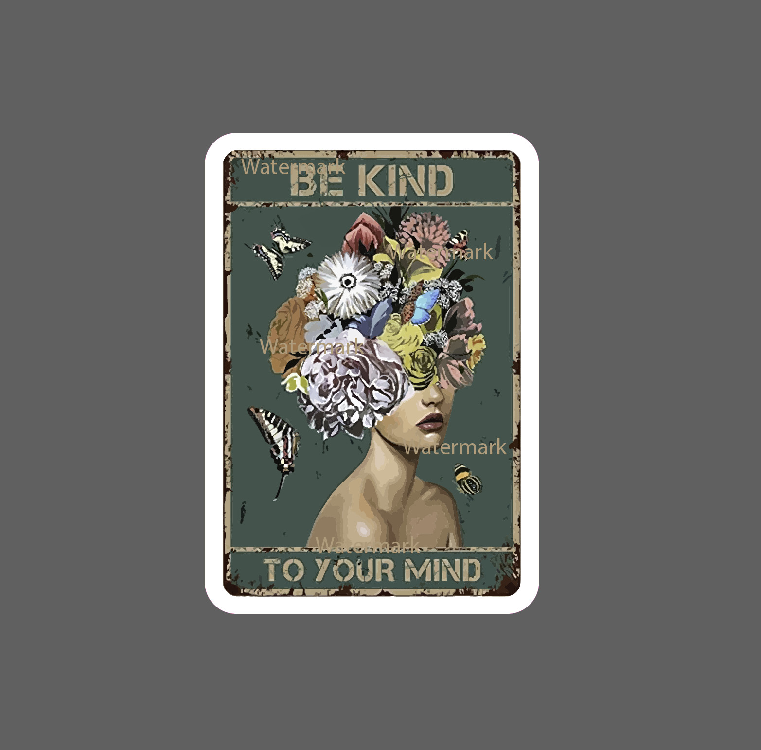 Be Kind Sticker Your Mind Mental Health NEW – Buy Any 4 For $1.75 EACH Storewide