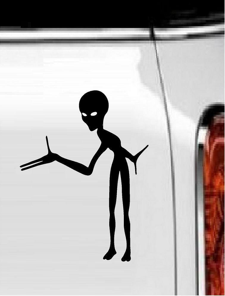 Alien #5 Vinyl Decal Home Décor 6" x 8"