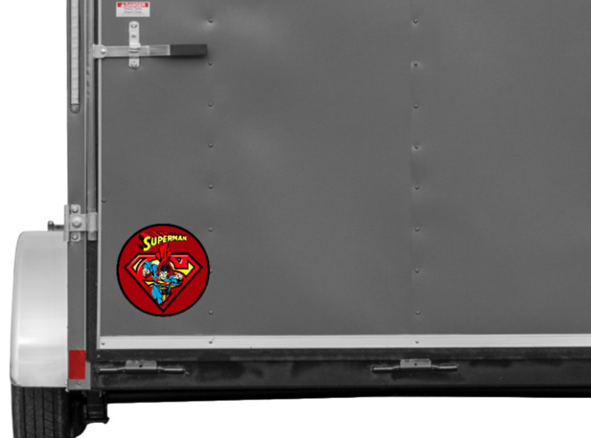 Superman (Red) – 4" Vinyl Decal Sticker Car Cooler Laptop Truck Smoker Trailer