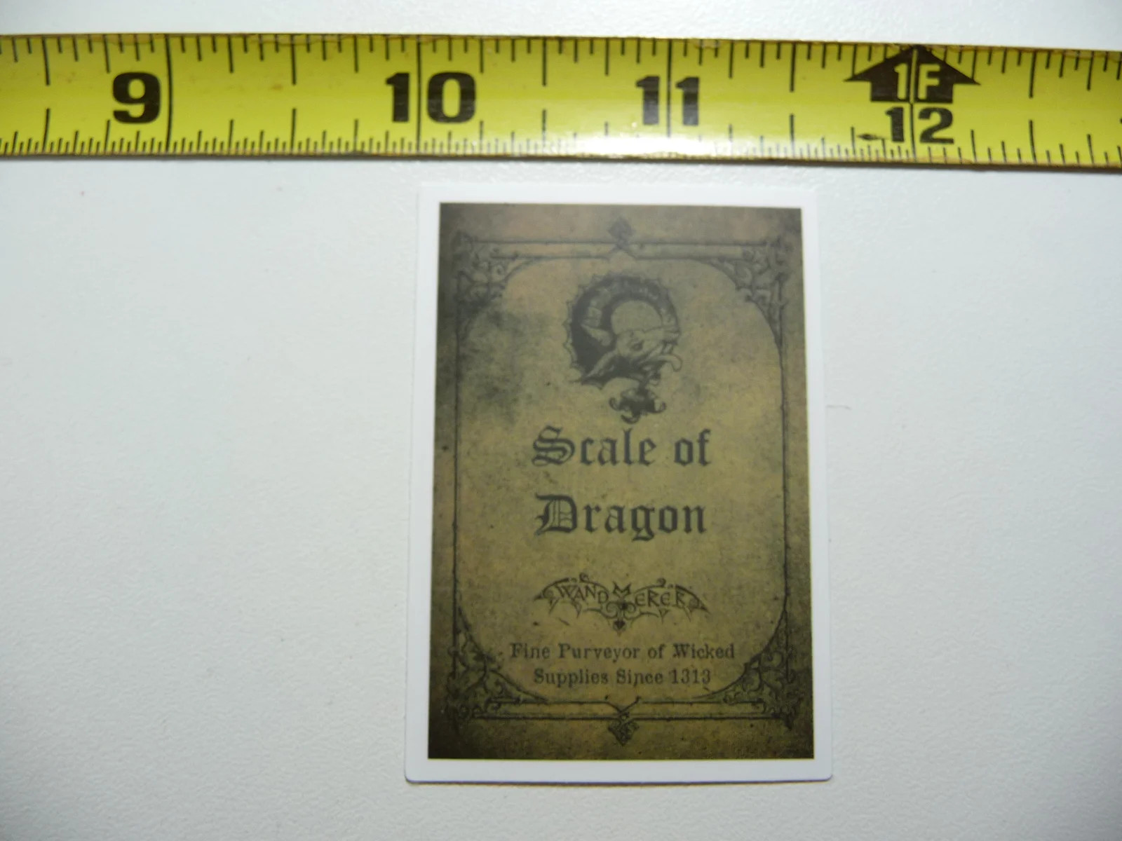 SCALE OF DRAGON SMALL STICKER DECAL WITCHCRAFT POTION SPELL WITCH GOTH FUNNY