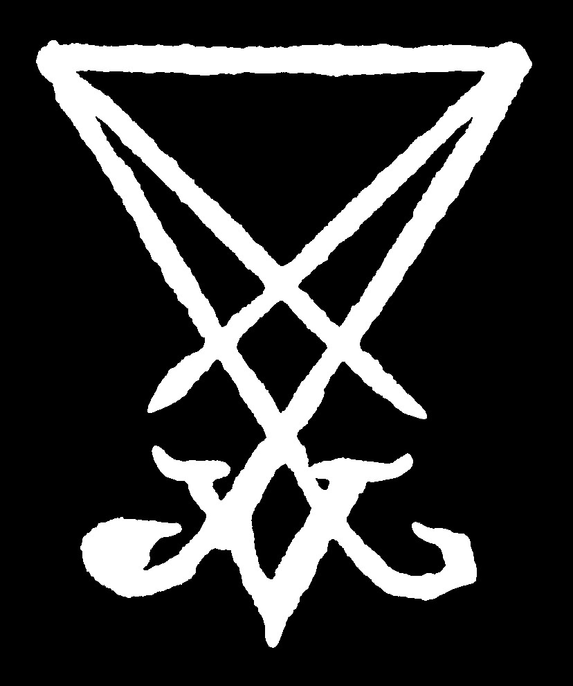 Sigil of Lucifer Die Cut Vinyl Sticker – Occult Baphomet Satanic Pentagram Satan
