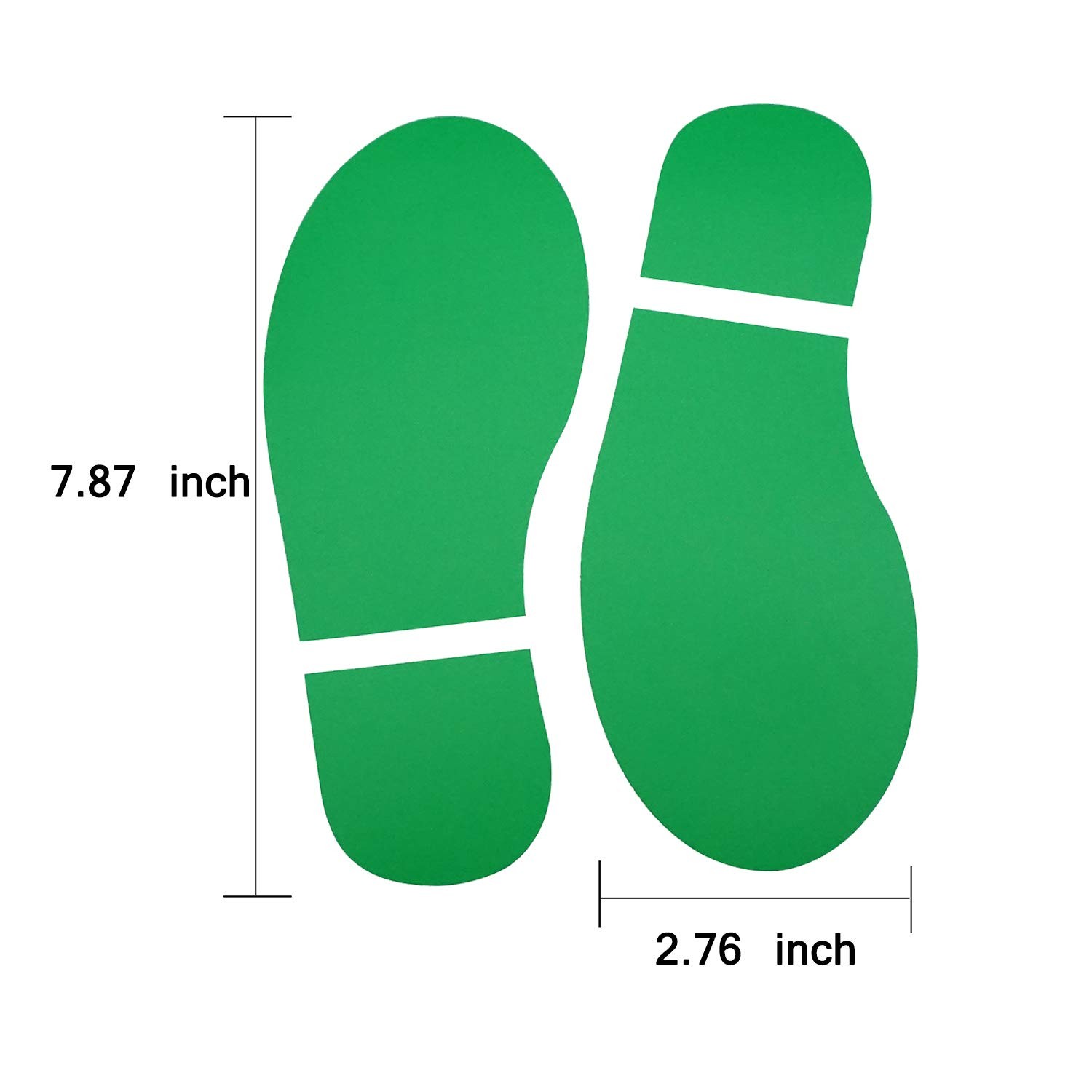 18 Pairs 36 Prints Colorful Kids Size Shoes Footprint Stickers Footprint Deca…