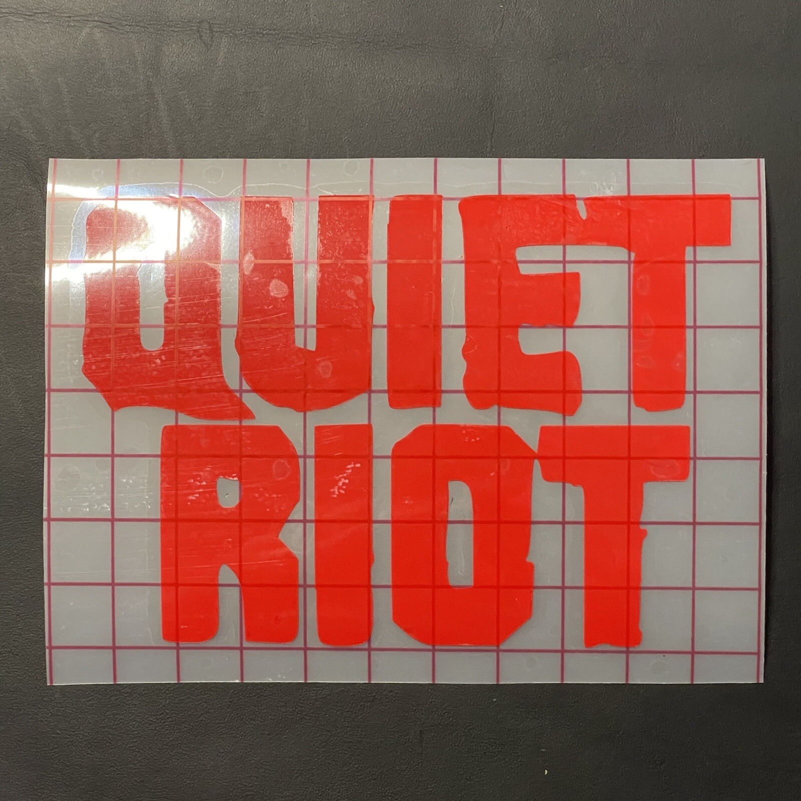 Quiet Riot Vinyl Logo Sticker Decal Heavy Metal Band Car Bumper Hair Dokken