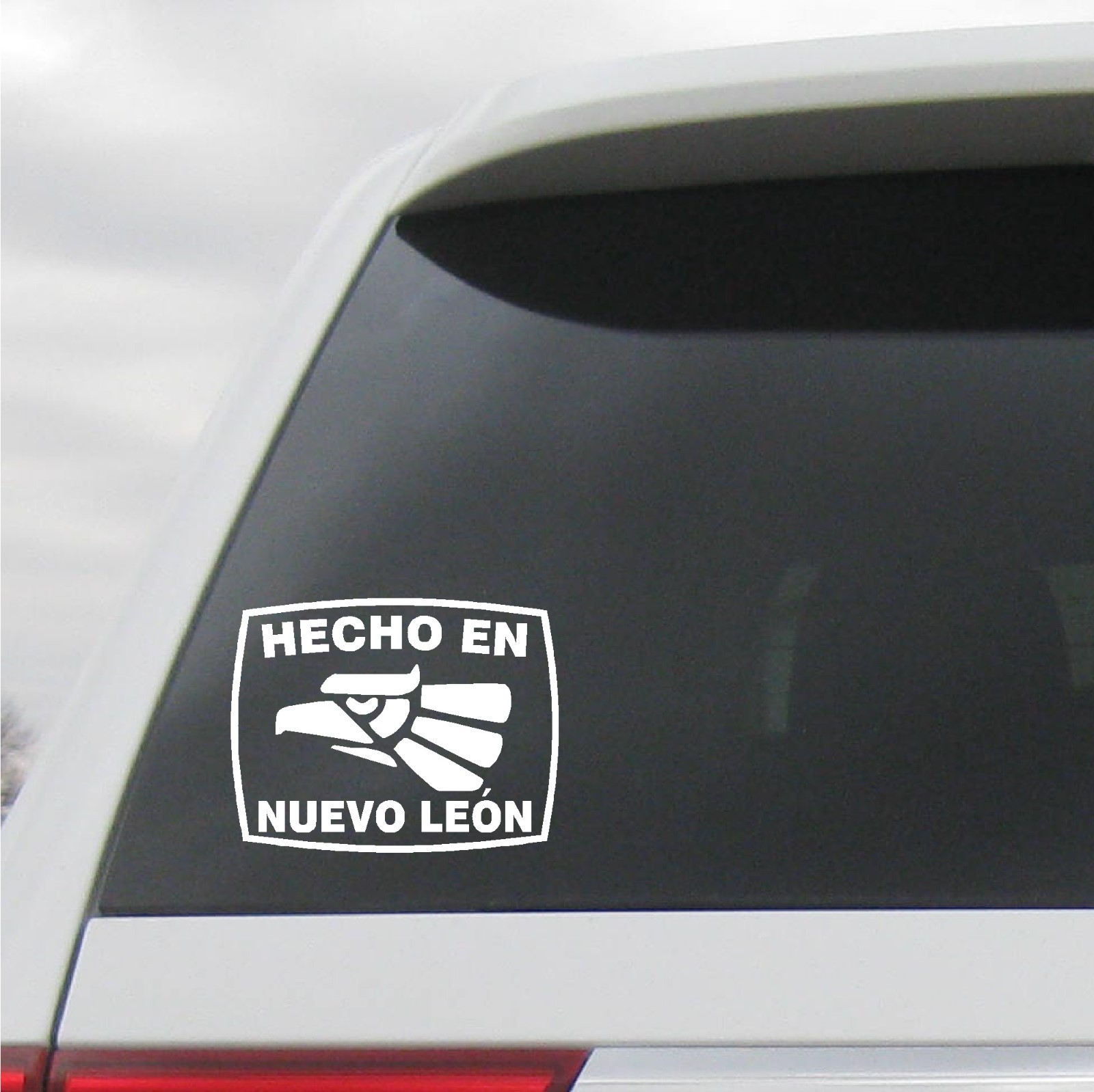 Hecho En nuevo leon NL Estado de Mexico Aztec Aguila Decal Sticker