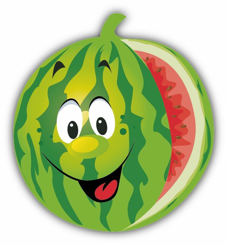 Watermelon Smile Sticker Decal Design "SIZES"