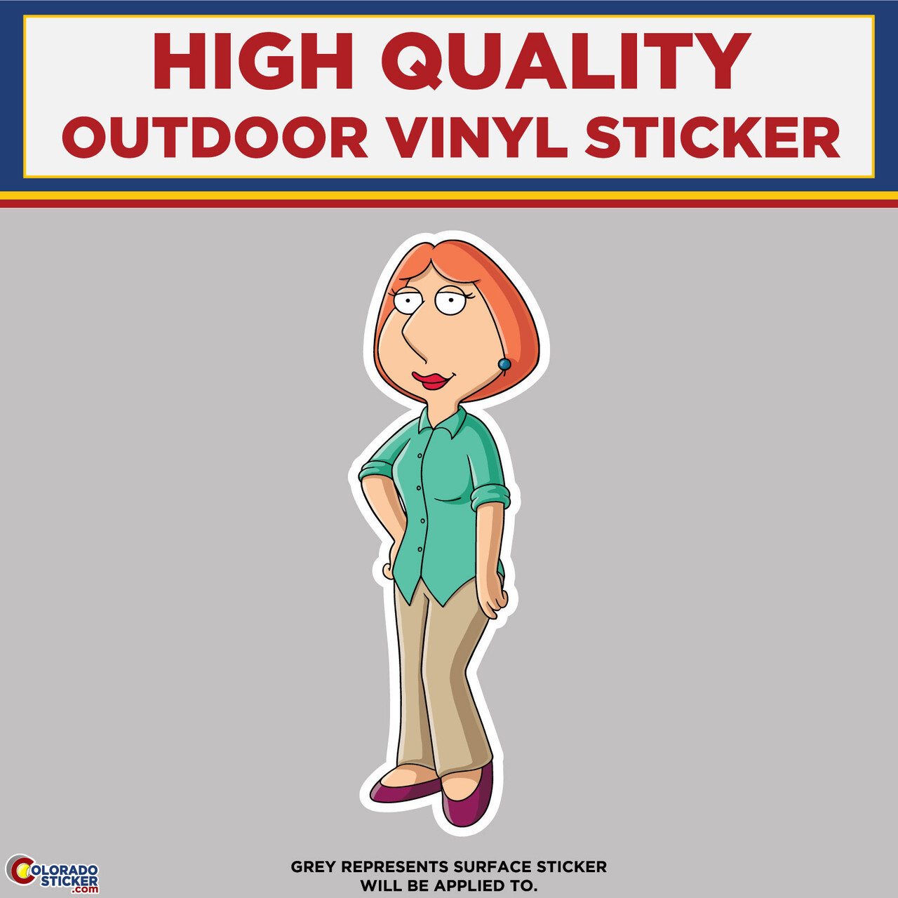 Lois Griffin, Family Guy, High Quality Vinyl Stickers