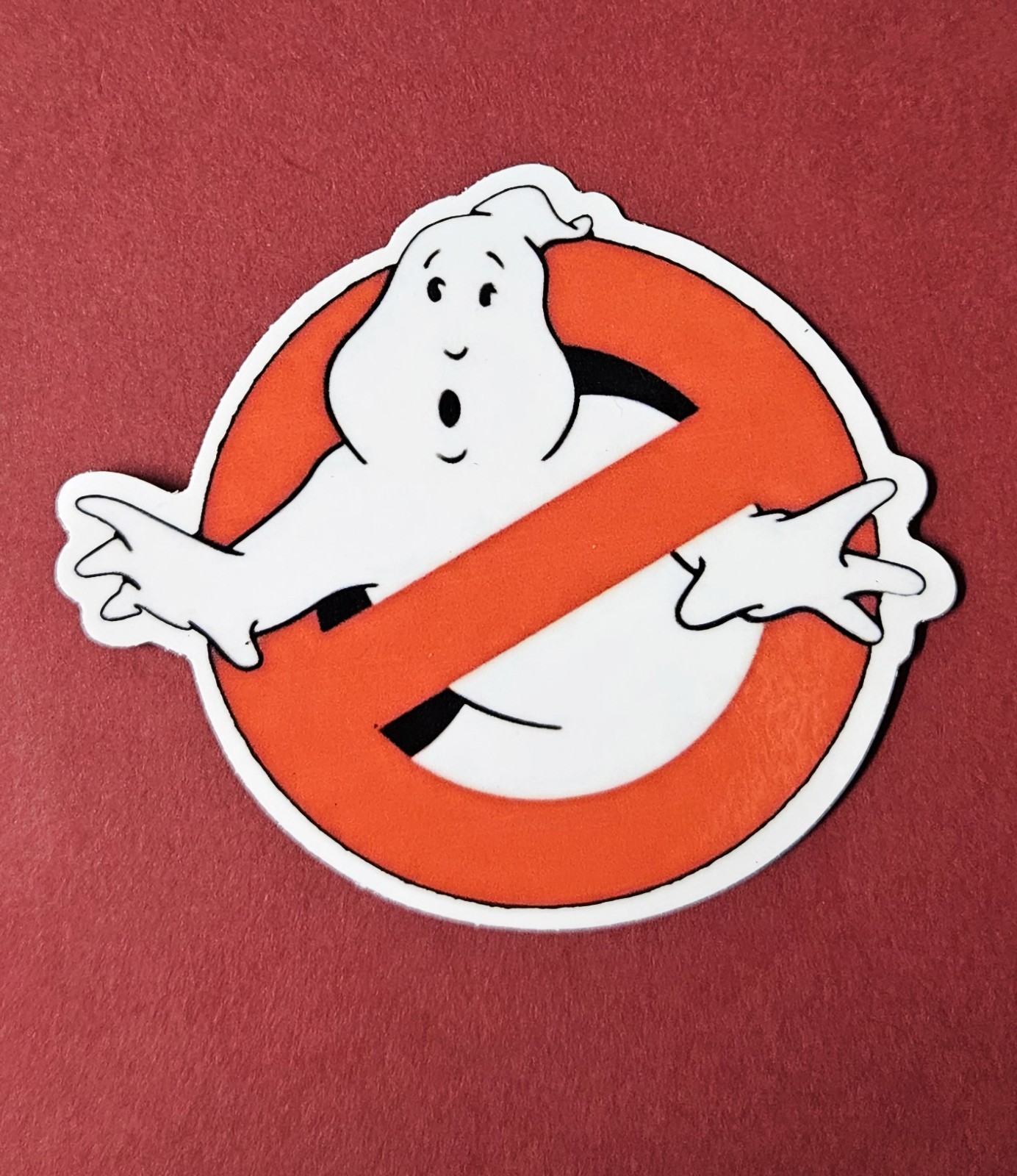 Ghostbusters Die-Cut Vinyl Sticker Logo 3.2"x2.8" Weatherproof I Ain't Afraid