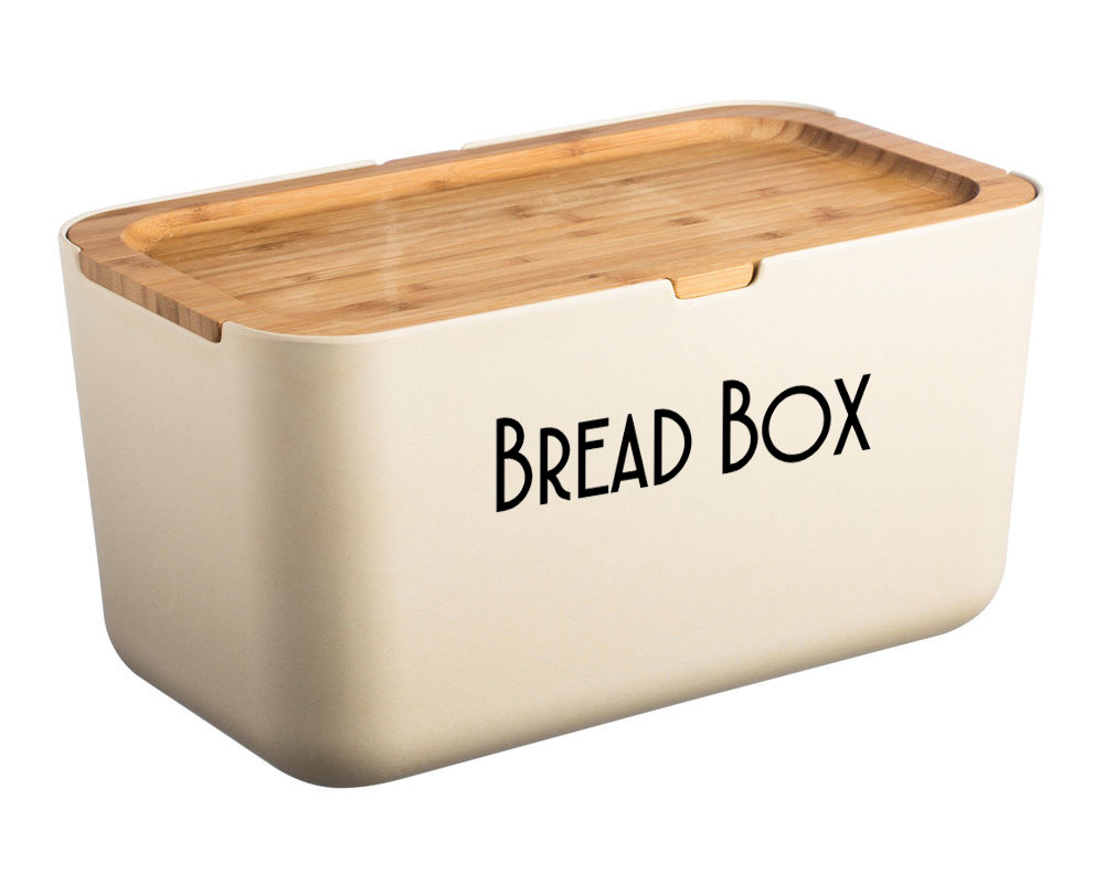 BREAD BOX Vinyl Sticker – Kitchen Breadbox Bread Bin Deco – V4 Die Cut Decal