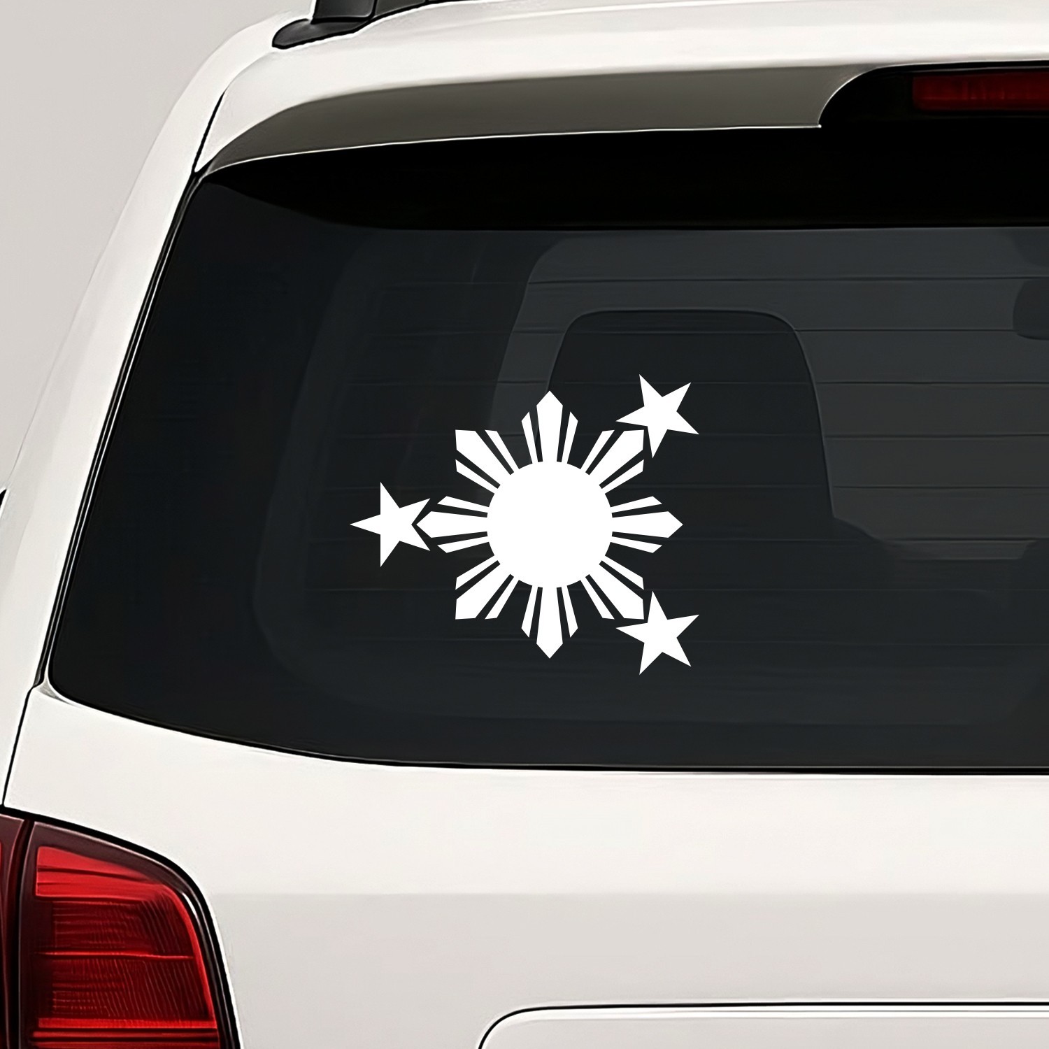 Philippines Sun and Stars Vinyl Die Cut Decal Sticker – Filipino Flag Star