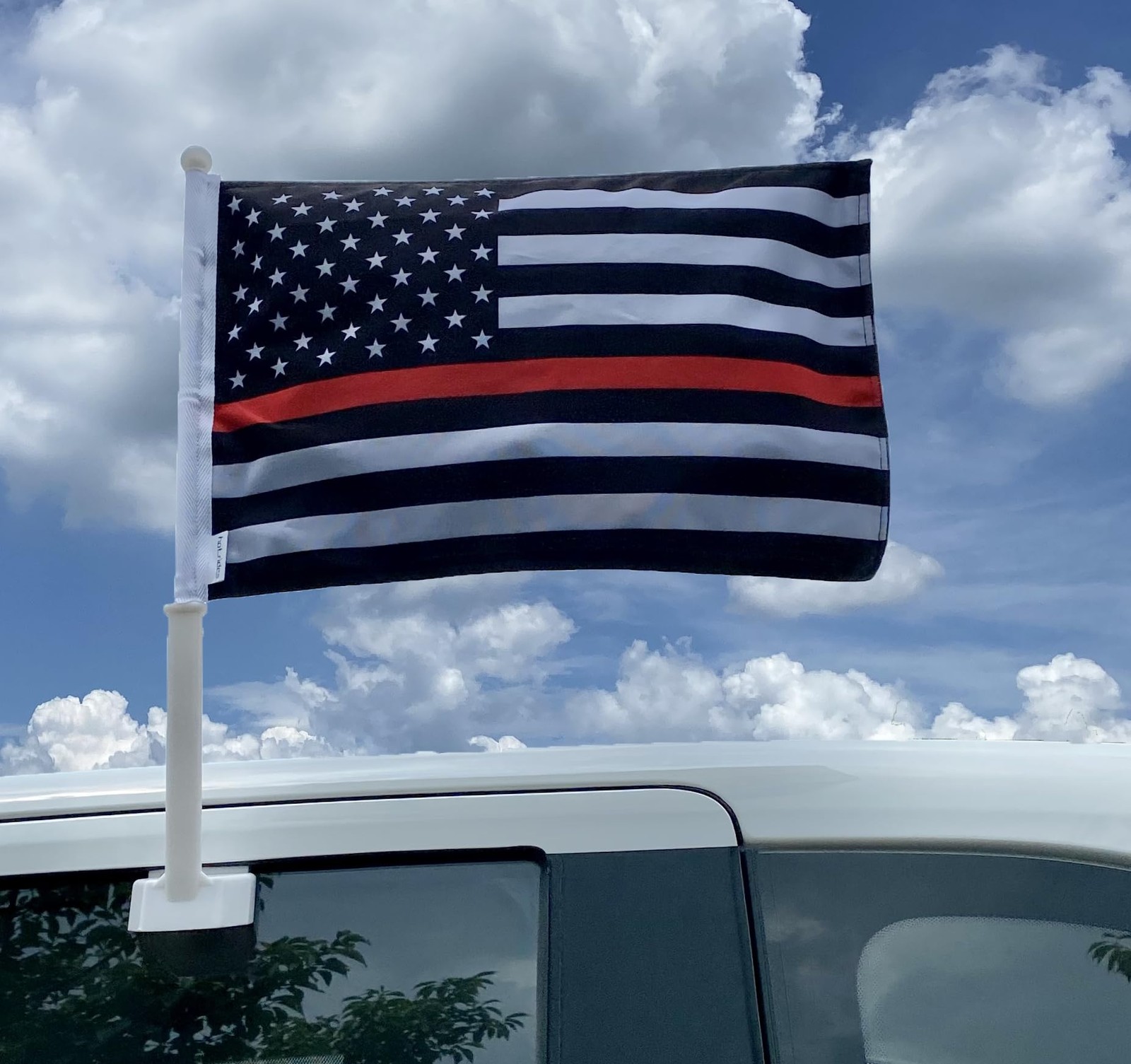 Premium Durable Double Sided Three Layers Heavy Duty Sleeve Car Flag 12“ x18”…