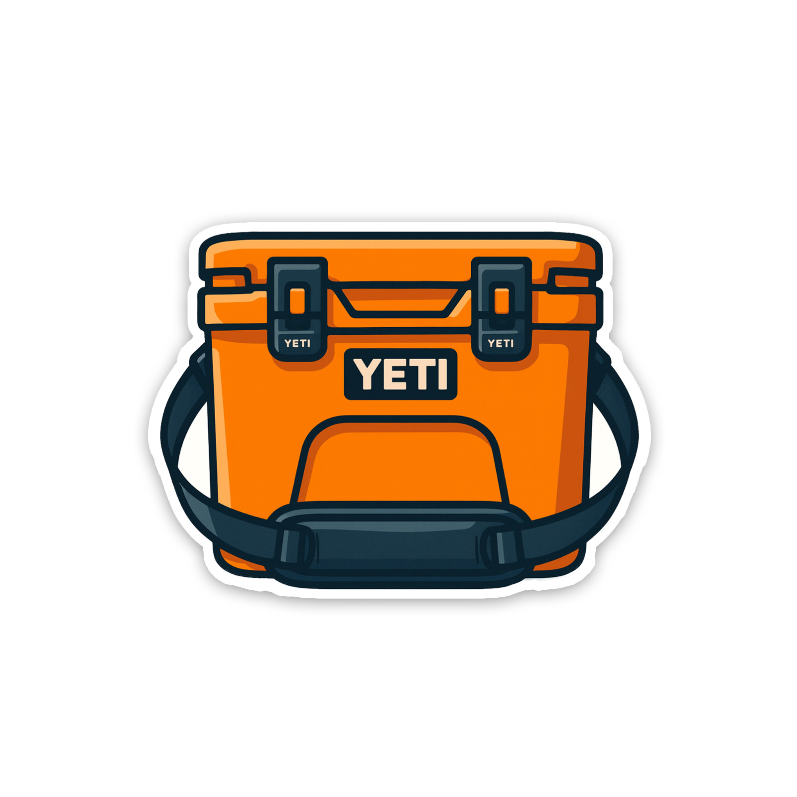 Yeti Cooler Sticker 4 Inch Vinyl Decal Waterproof High Res/Quality