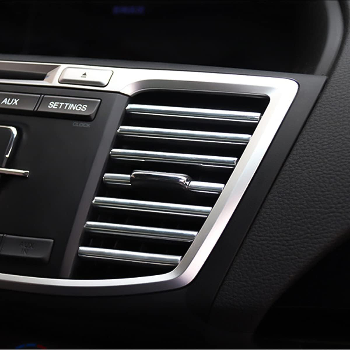 20 Pieces Car Air Conditioner Decoration Strip for Vent Outlet, Universal Waterp