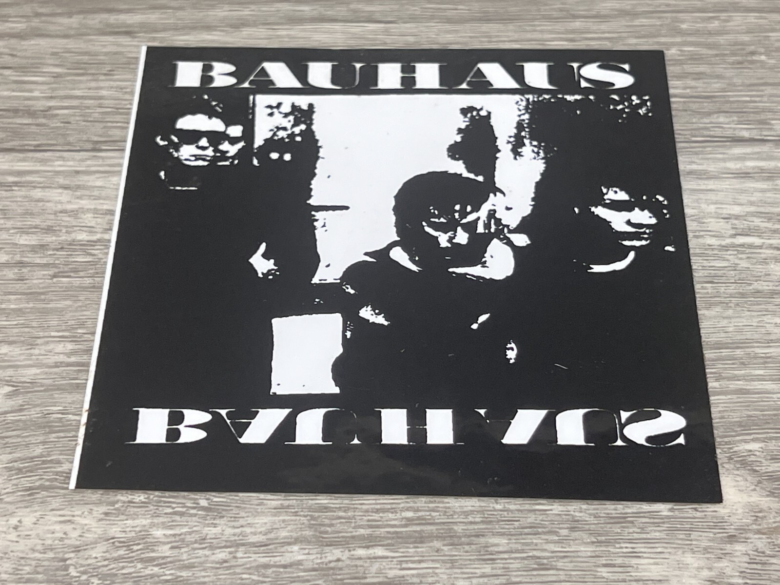 Bauhaus Logo Album Band Sticker Decal Rock 90's NOS Vintage RARE