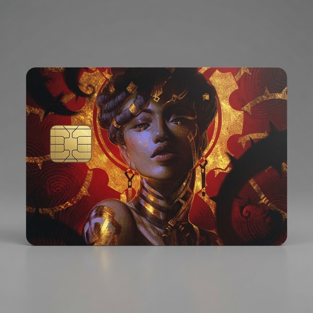 Mel's Gilded Sacrifice League of Legends Debit Card Credit Card Skin