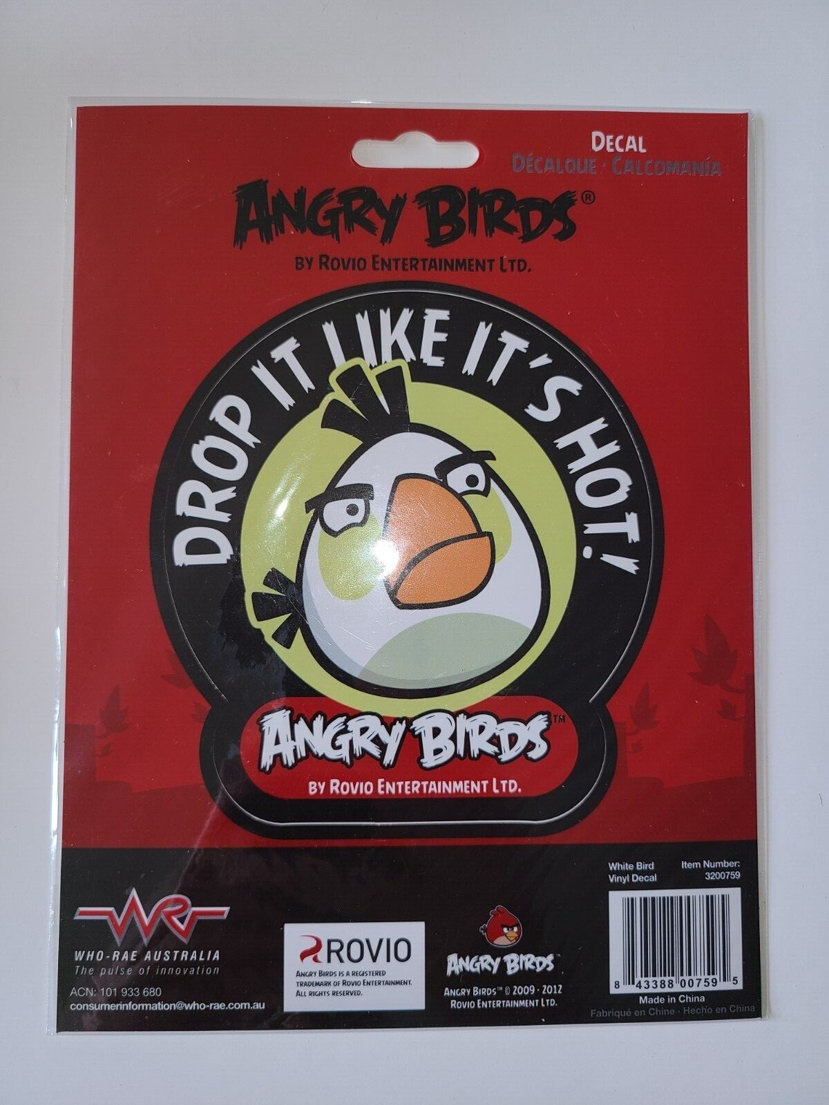Angry Birds Vinyl Decal Sticker