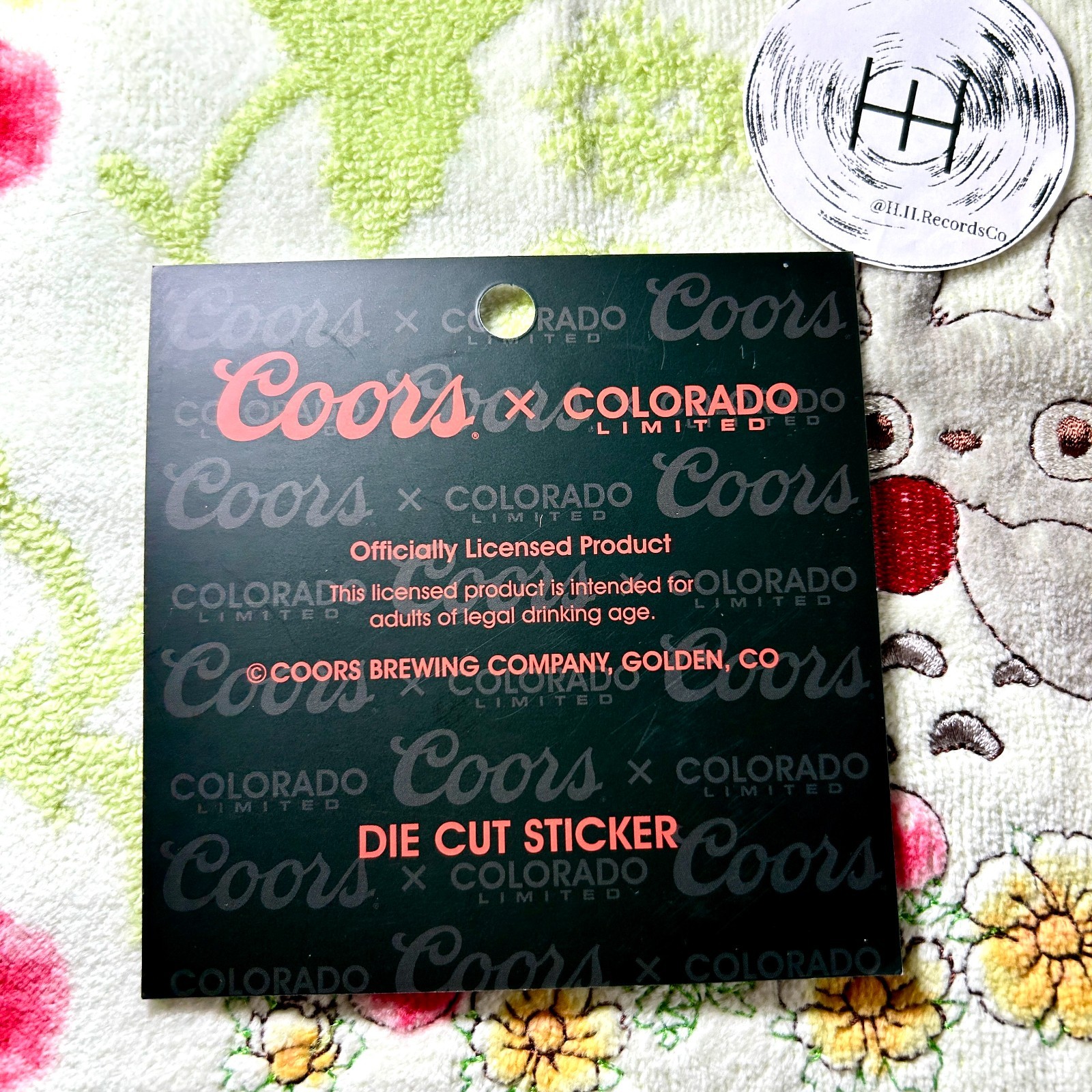 Coors x Colorado Limited Banquet Beer 4" Official Decal Sticker New