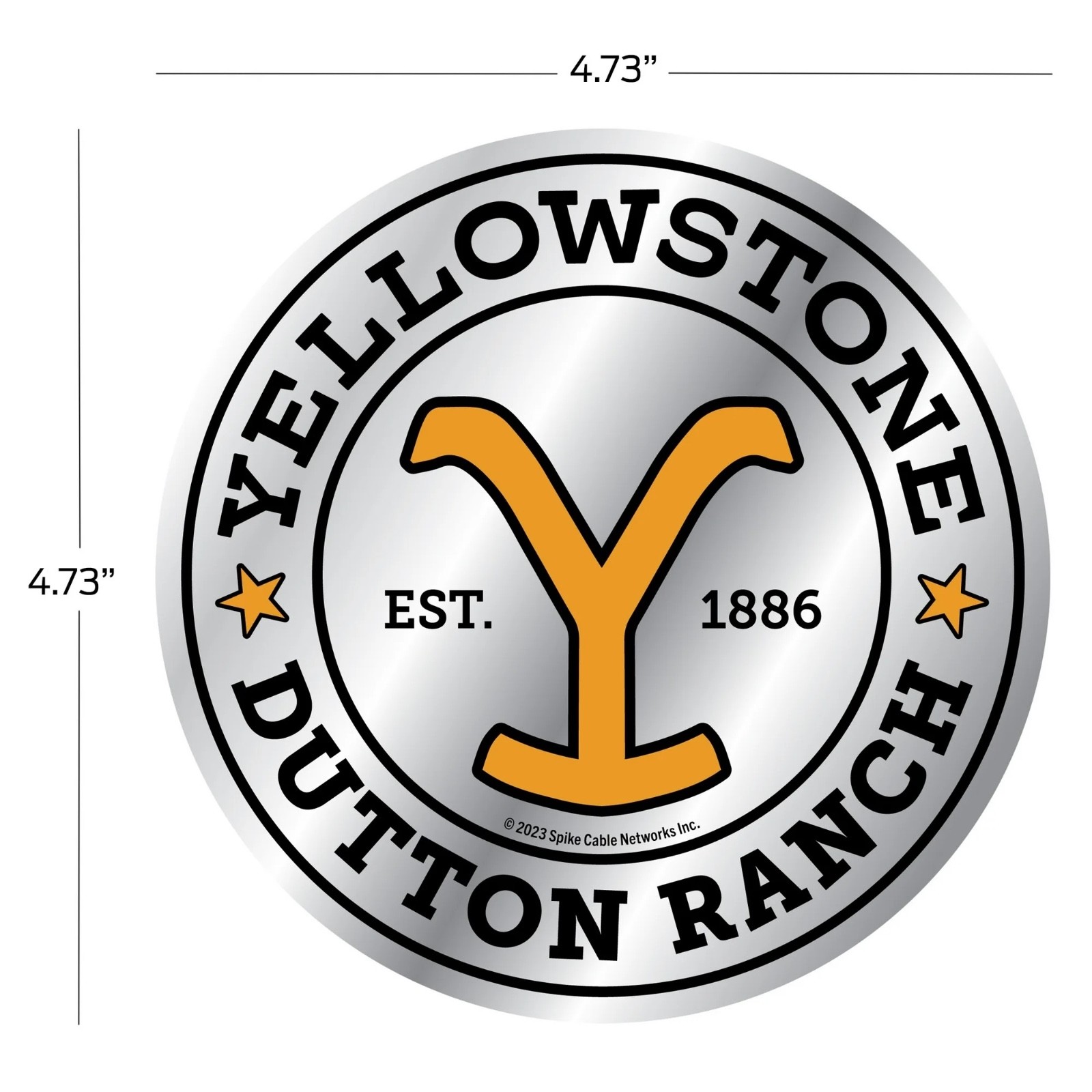 Yellowstone Dutton Ranch Die Cut Vinyl Sticker Car Decal Reflective Authentic
