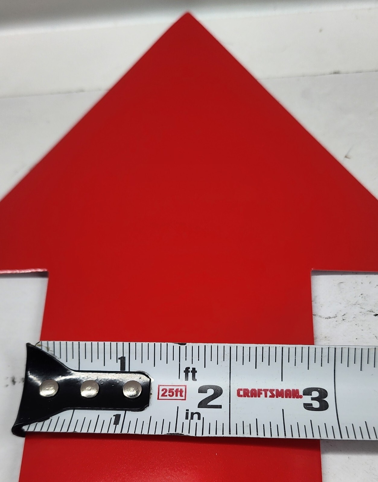 RED Arrow Sticker Directional Decals (x5) 12×6 Marking Removable Adhesive Decal