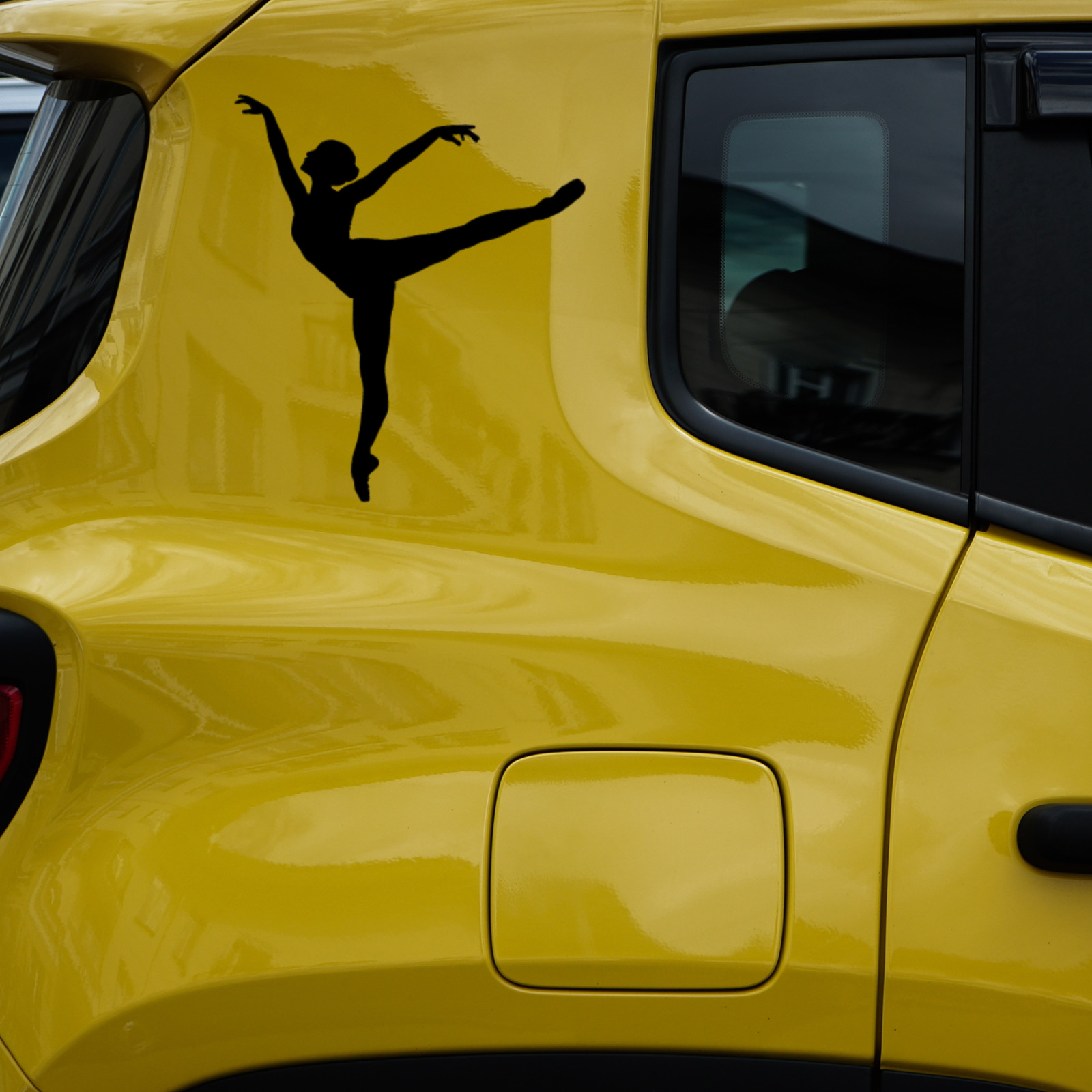 Ballerina Arabesque Vinyl Decal, Decal for Cars, Laptop, Phone, Tumblers