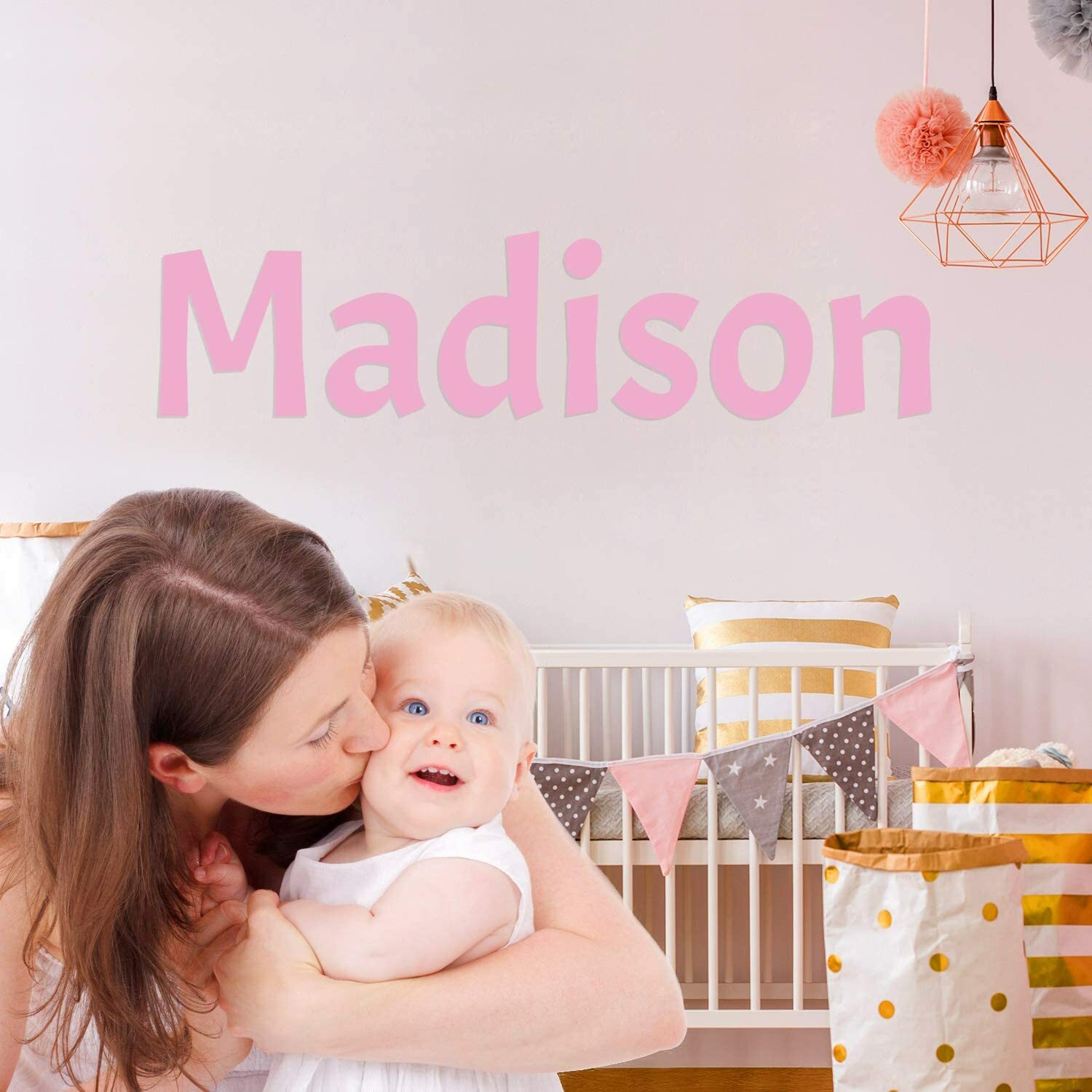 Custom Your Name | Mural Wall Decal Sticker for Home or Room Decoration.