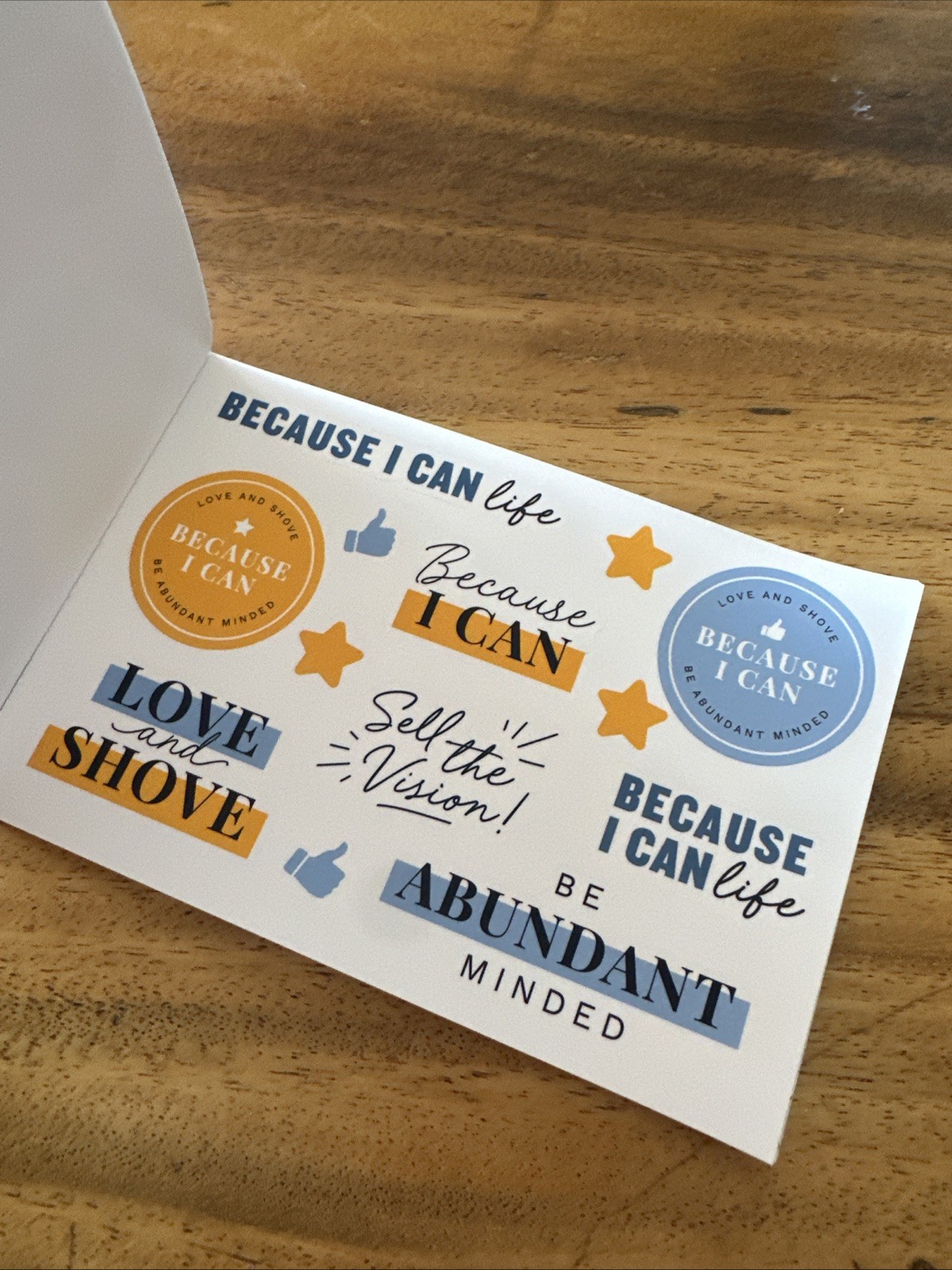 Stickers, Alison J Prince Because I Can Life Motivational Sticker Book