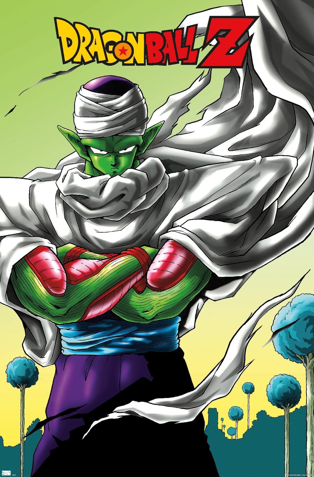 Trends International Dragon Ball Z – Piccolo Wall Poster, 14.725" x 22.375", …