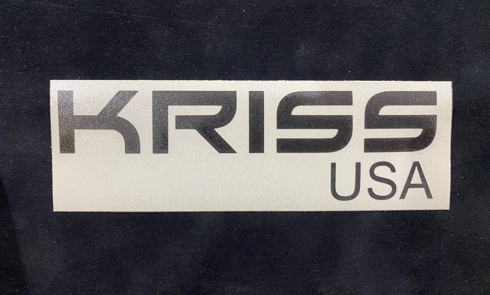 KRISS USA New/Unused 5.5" Transfer Sticker Ammo Case, Back Window