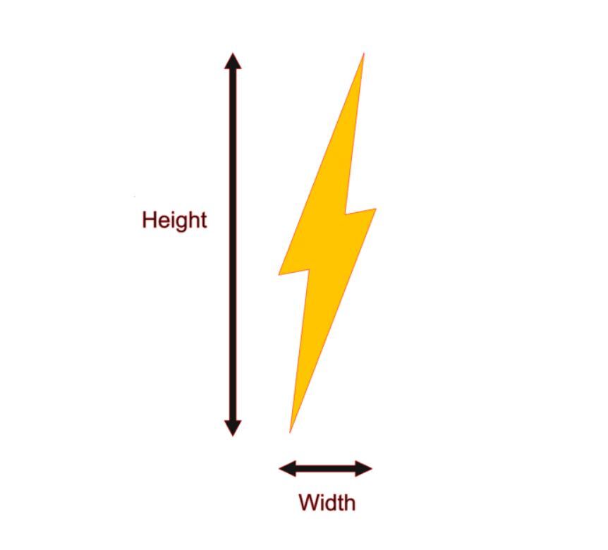 Lightning Bolt Sticker PICK SIZE COLOR Vinyl Decal Scrapbooking Car Bumper Truck