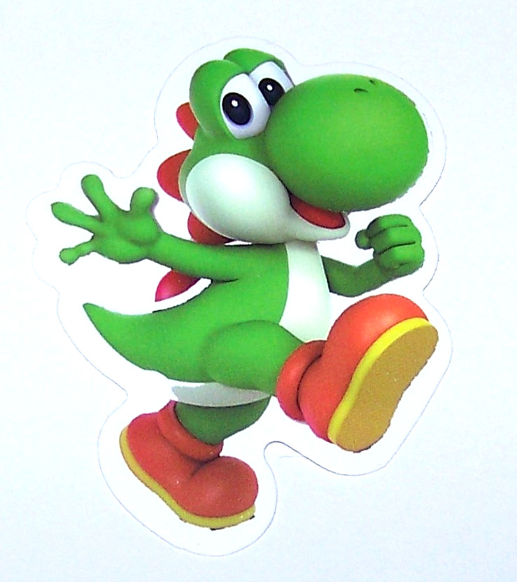 Super Mario Bros Cut Sticker Decal Movie Nintendo Video Game – YOSHI
