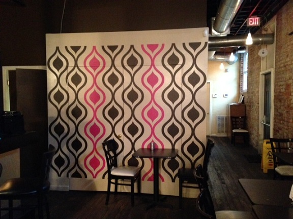 Mid Century Modern Wall Decor, Ogee Wall Decal, Geometric Wall Decor