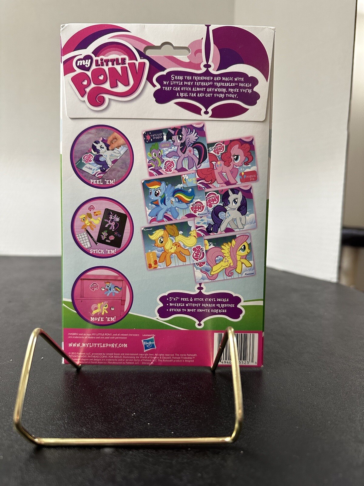 My Little Pony Friendship Is Magic Fathead Tradeables Vinyl Stickers Sealed NOS