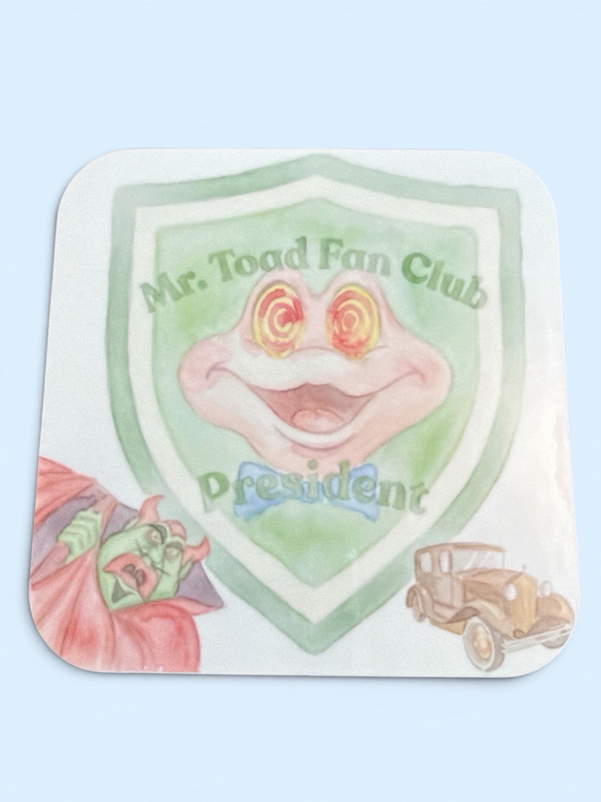 Mr. Toad’s Wild Ride 3×3 Sticker Homemade FAST SHIP