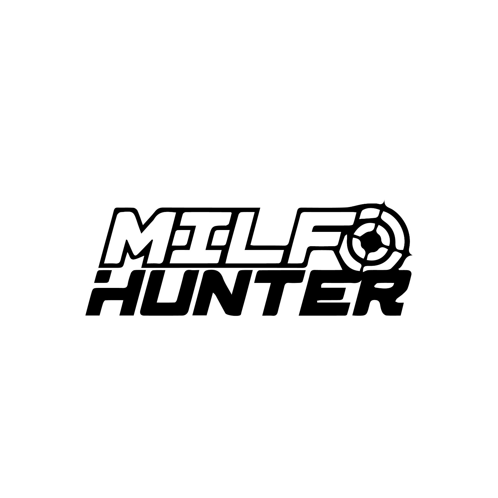 Milf Hunter JDM Decal Sticker Vinyl Car Bumper Window Funny Waifu Stance Laptop