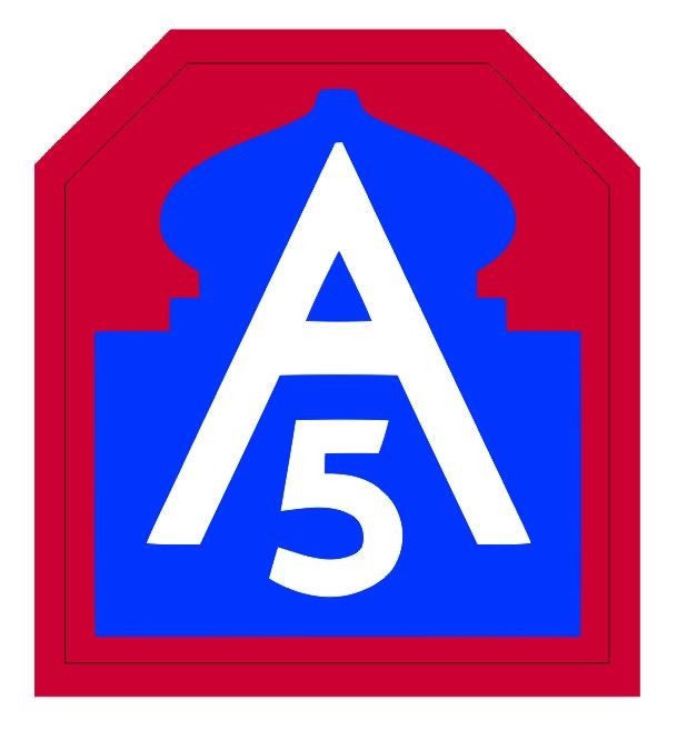 5th Fifth US Army Sticker Decal M964