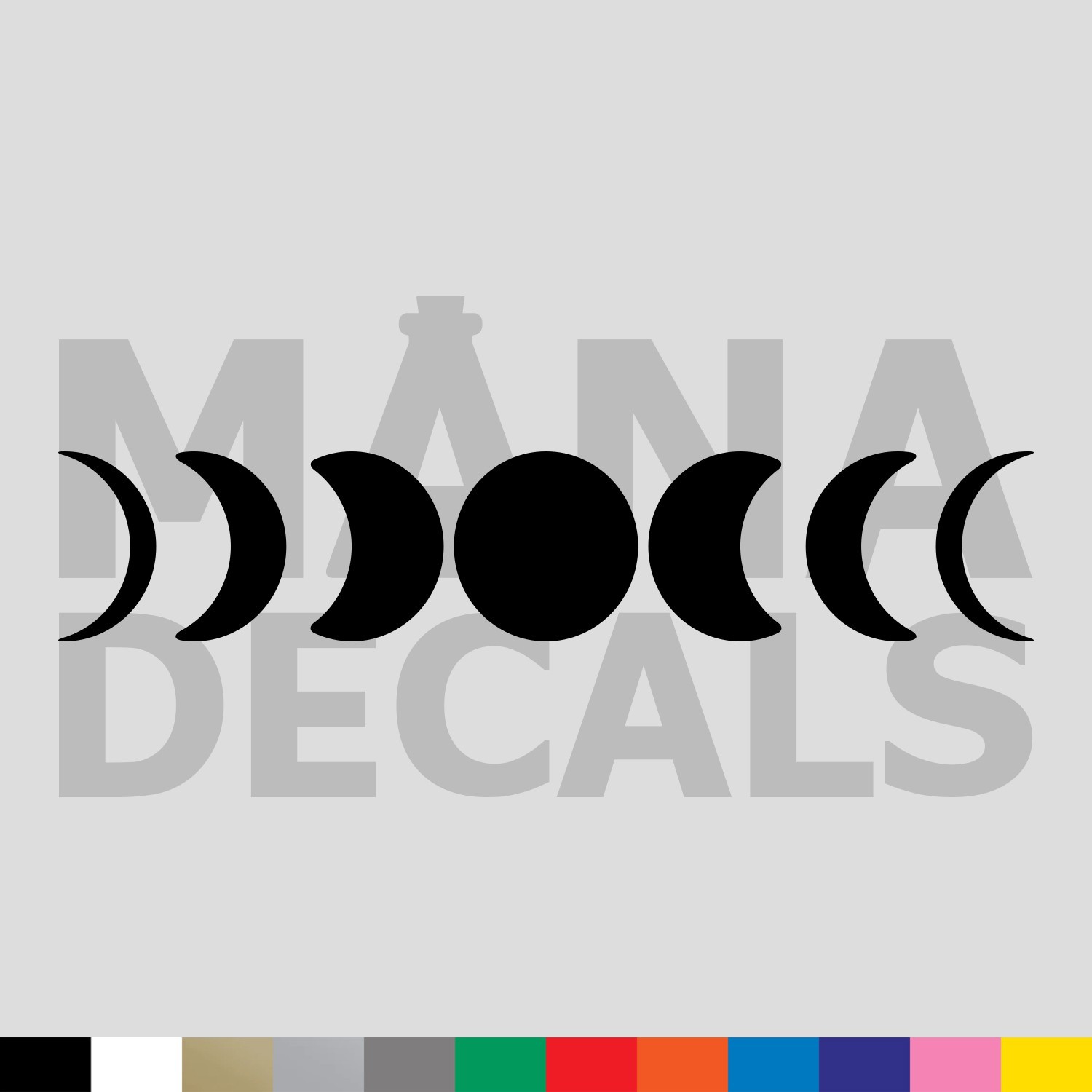 Moon Phases Vinyl Die Cut Decal Sticker – Astrology Astronomy