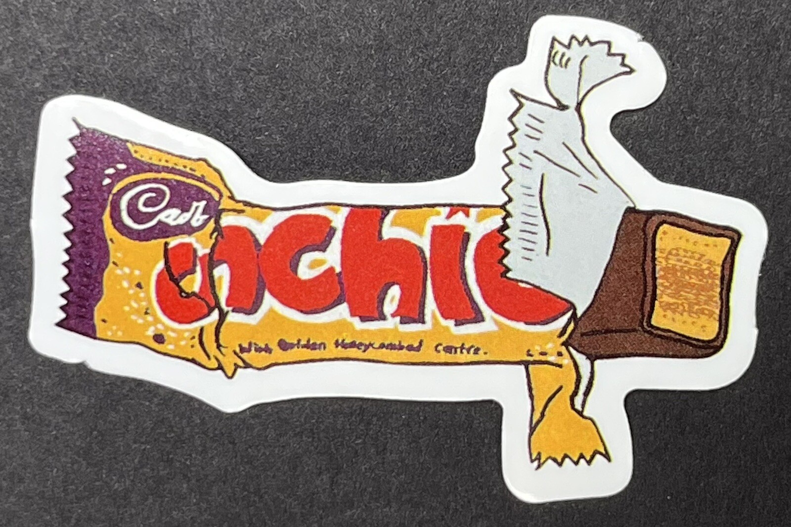 Cadbury Chocolate Bar Parody Food Vinyl Decal Sticker Bomb Kawaii Mini Food Love