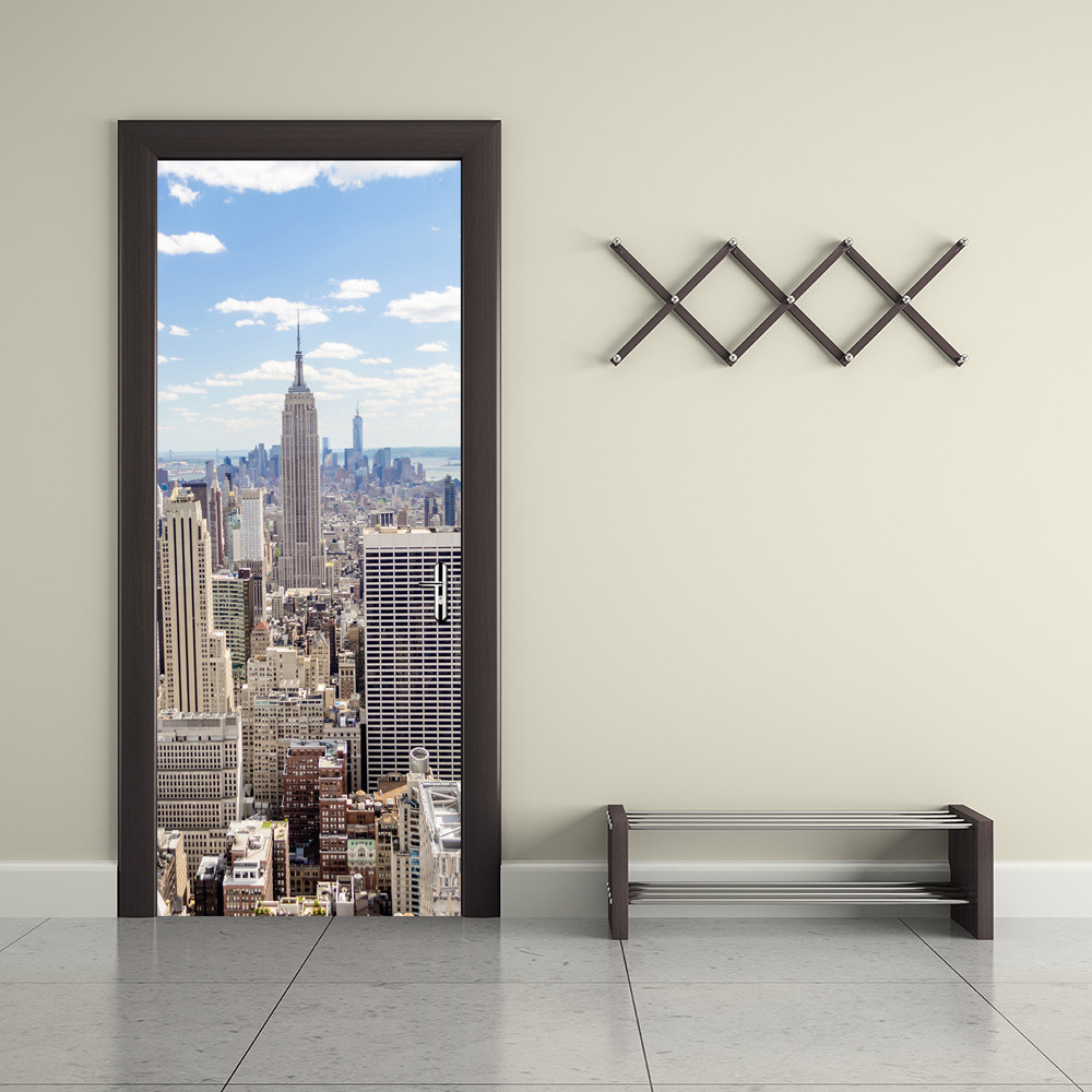 3D Door Wall Fridge Sticker Decals Waterproof Adhesive Scene Mural Home Decor
