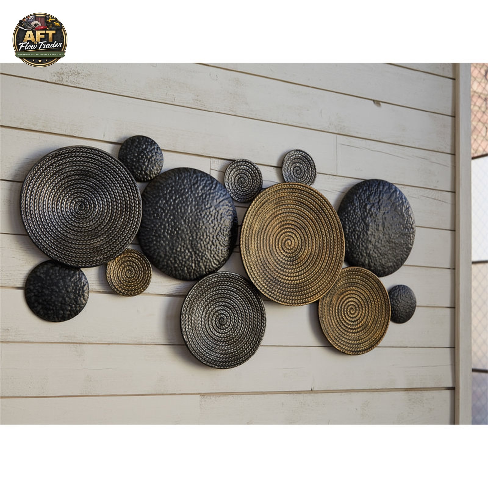 Boho Abstract Wall Decor on Metal – Dakota Fields